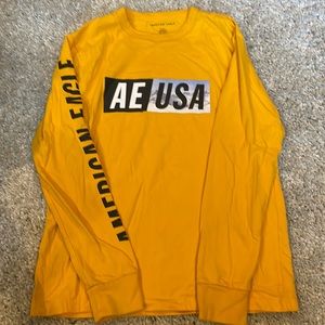 American Eagle Yellow Long Sleeve